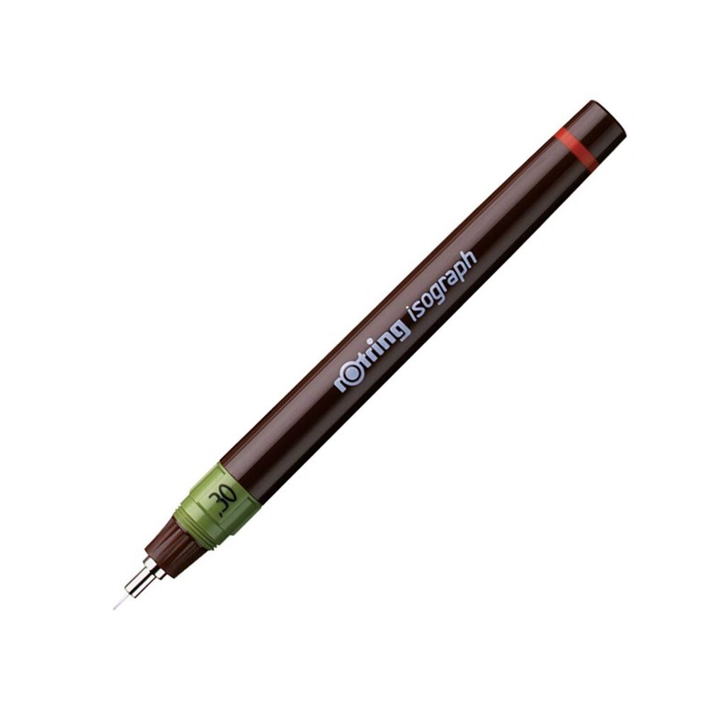 Rotring rOtring Isograph Teknisk Tegning Pen | 0,30 mm | Genopfyldelig fineliner pen