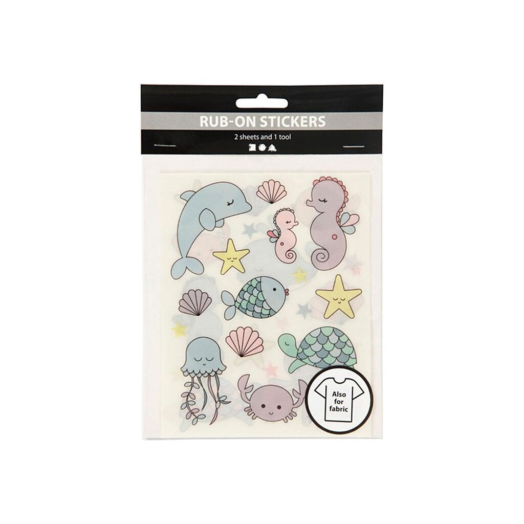 Creativ Company - Rub-On Stickers Ocean 2 Sheets