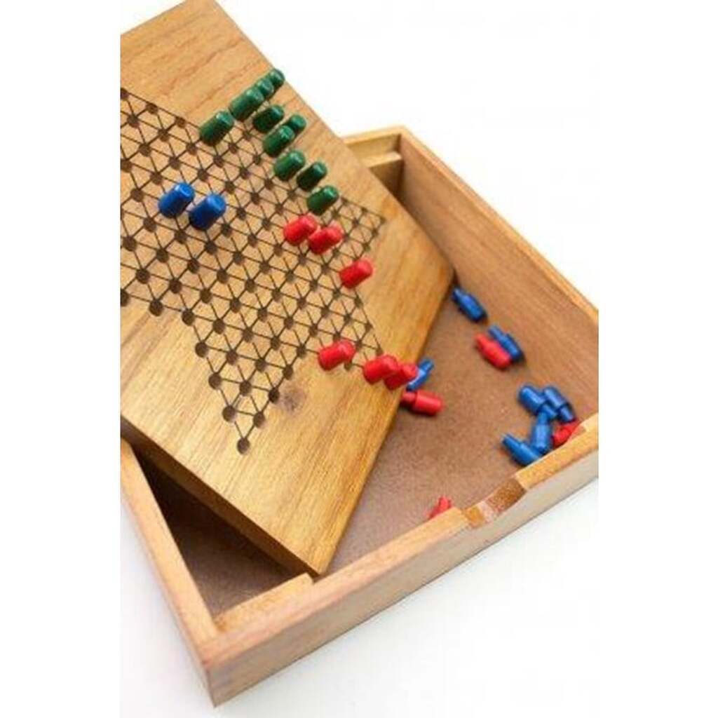 Tactic Classic Chinese Checker - small wooden (Dansk)