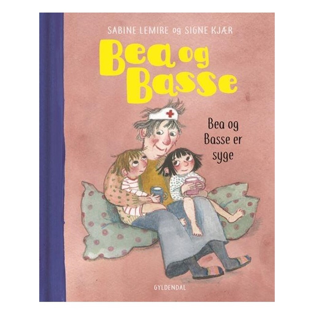 Bea og Basse 8 - Bea og Basse er syge - Børnebog - Hardcover