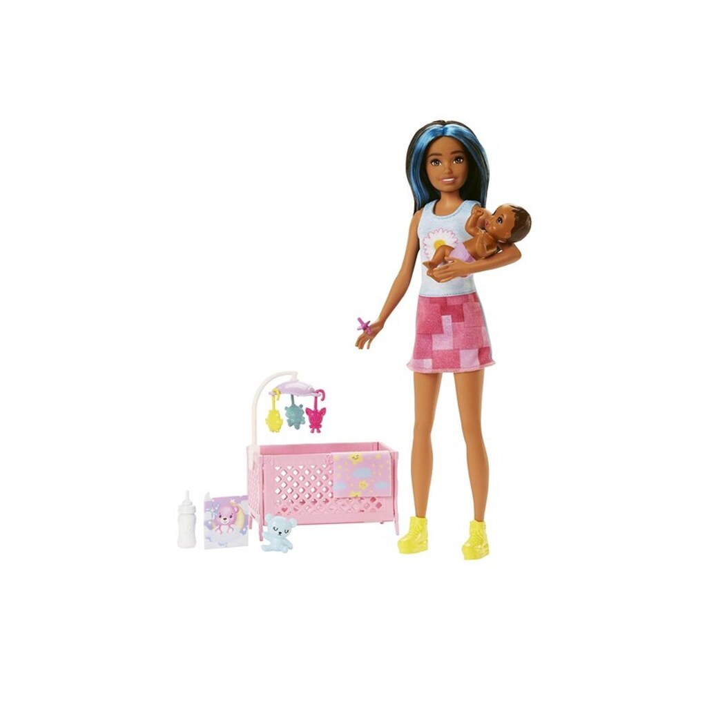 Barbie Skipper Babysitters Inc. Crib Playset