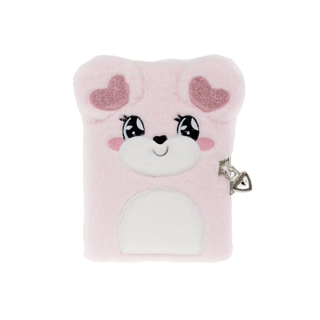 Tinka DAGBOG PLYS BAMSE M/HJERTEØRER