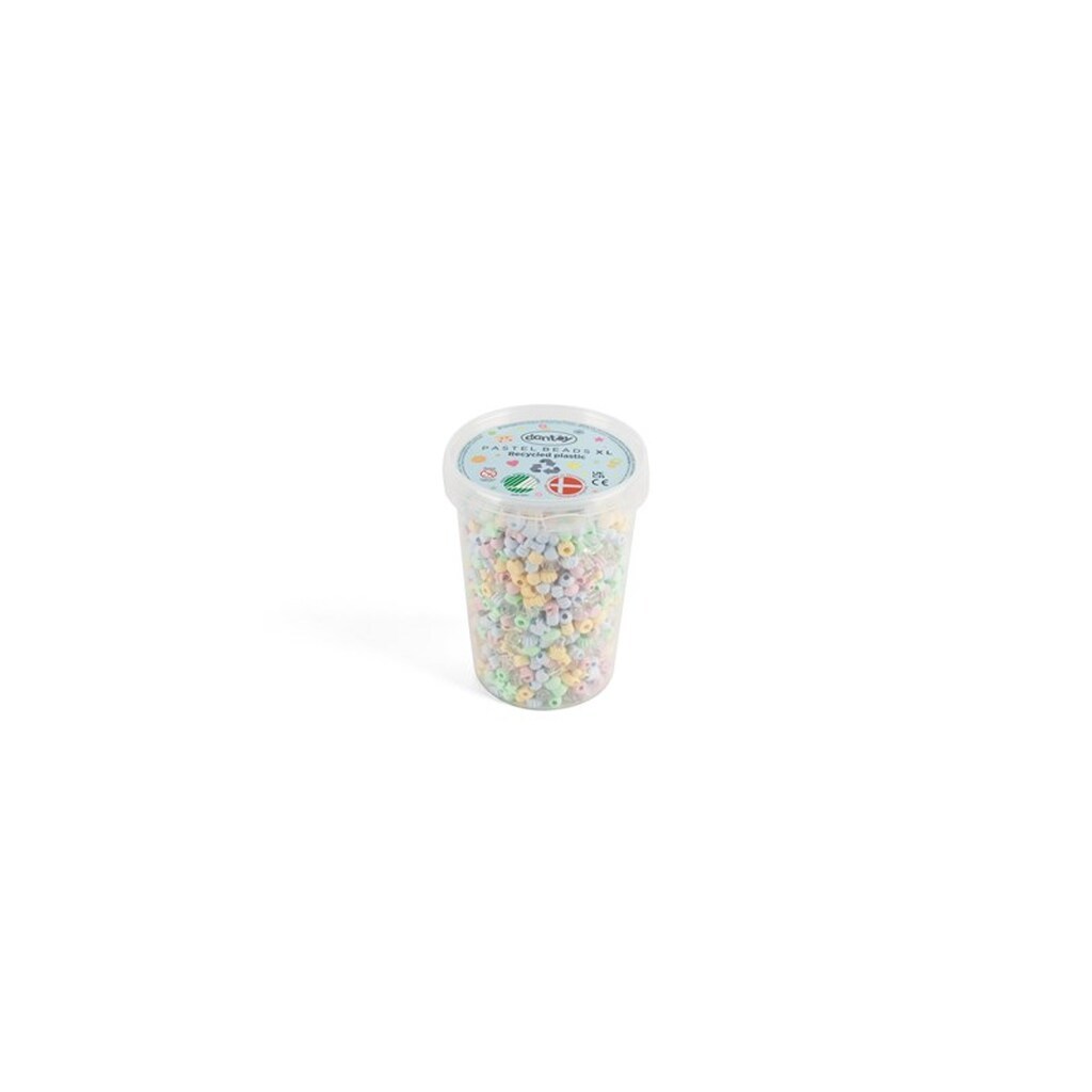 Dantoy Pastel Beads - From Recycled Plastic - 1580 pcs