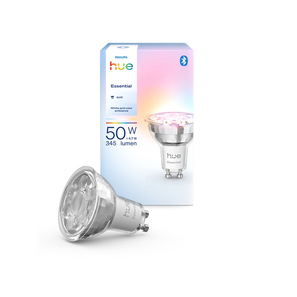 Philips Hue Essential GU10 - spots - 345 lm - 4,7 W - 1-pak