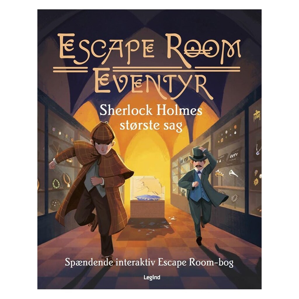 Sherlock Holmes største sag - Et Escape Room event - Børnebog - Hardcover