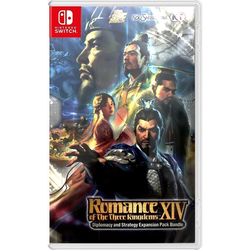Romance of the Three Kingdoms XIV: Diplomacy and Strategy Expansion Pack Bundle - Nintendo Switch - Turn-based