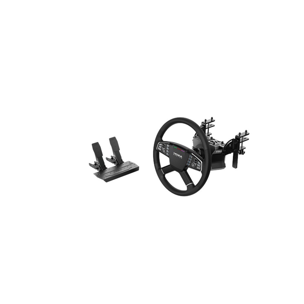 Moza Racing Truck Bundle (R5 + TSW) - Miscellaneous Steering wheel &amp; Pedal set - PC