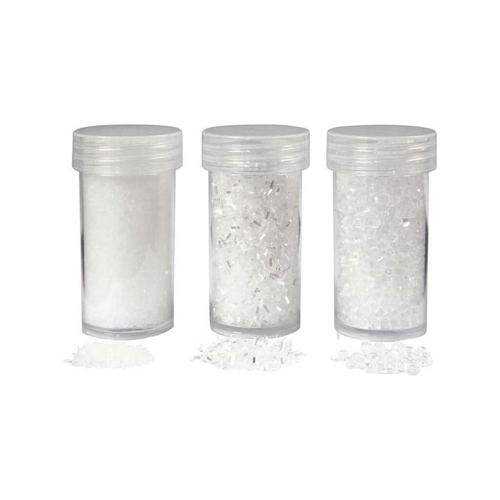 Creativ Company - Artificial Snow White Glitter 3 pcs.