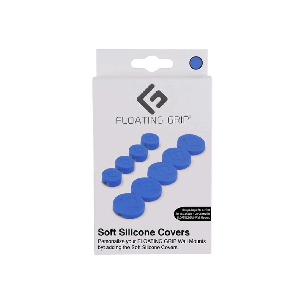 Floating Grip Wall Mount Covers (Blue) - Miscellaneous - Sony PlayStation 5
