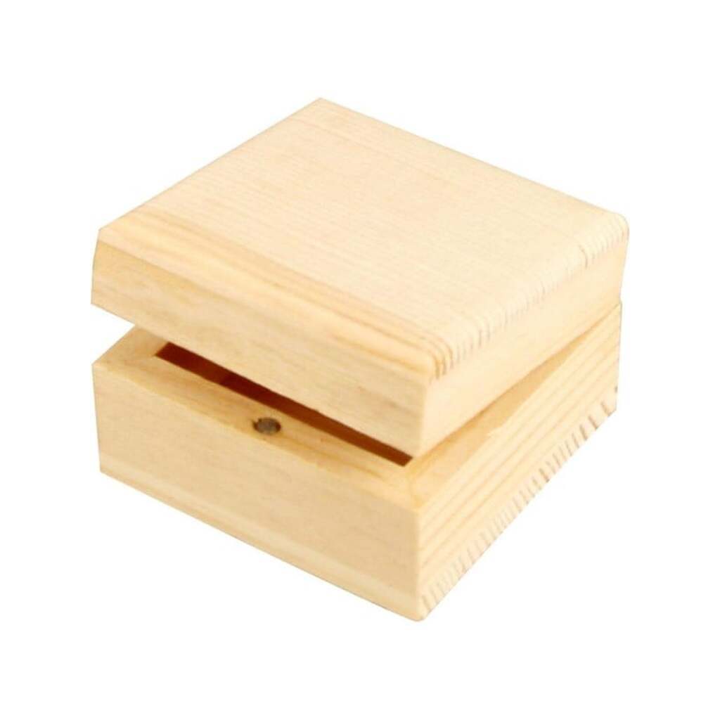 Creativ Company Wooden Jewelry Box with Magnetic Closure