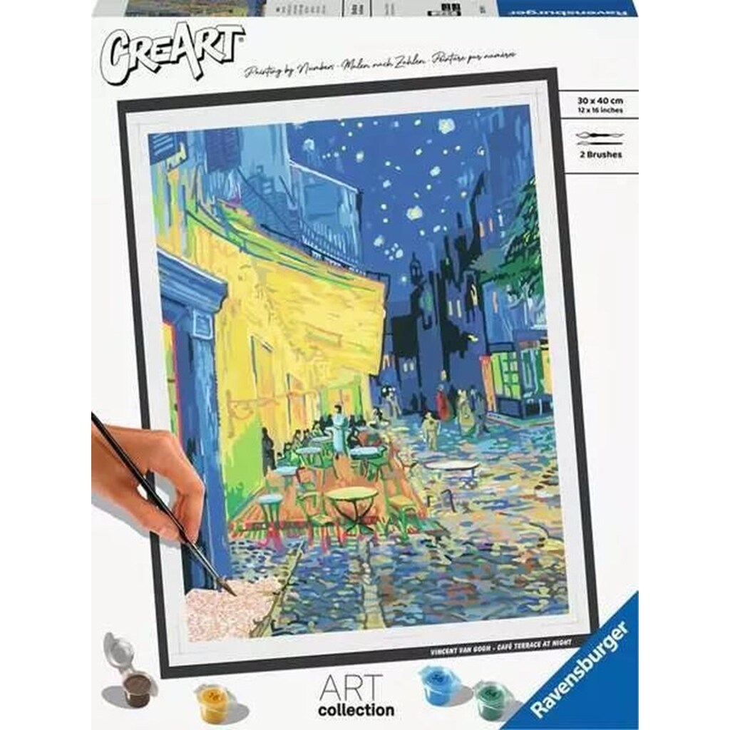 Ravensburger CreArt Painting by Numbers - Cafe Terrace Van Gogh