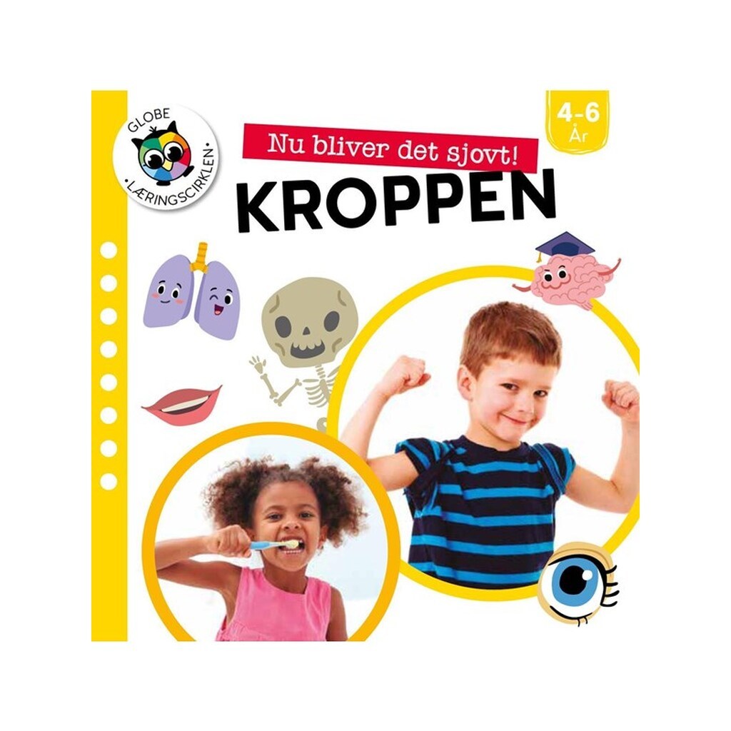 Nu bliver det sjovt - Kroppen - Børnebog - Hardcover