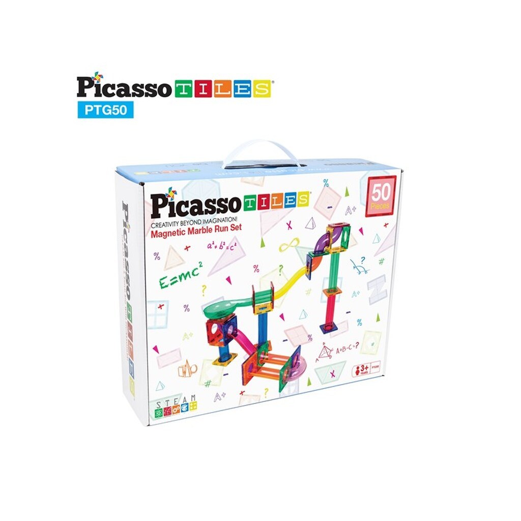 PicassoTiles 50pc Marble run set
