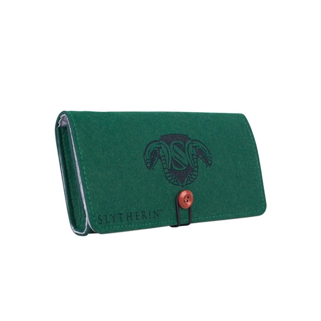 Trade Invaders Harry Potter - Slytherin Switch Felt Pouch - Green - Miscellaneous Taske - Nintendo Switch