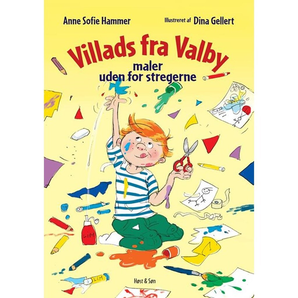 Villads fra Valby maler uden for stregerne - Børnebog - Hæfte