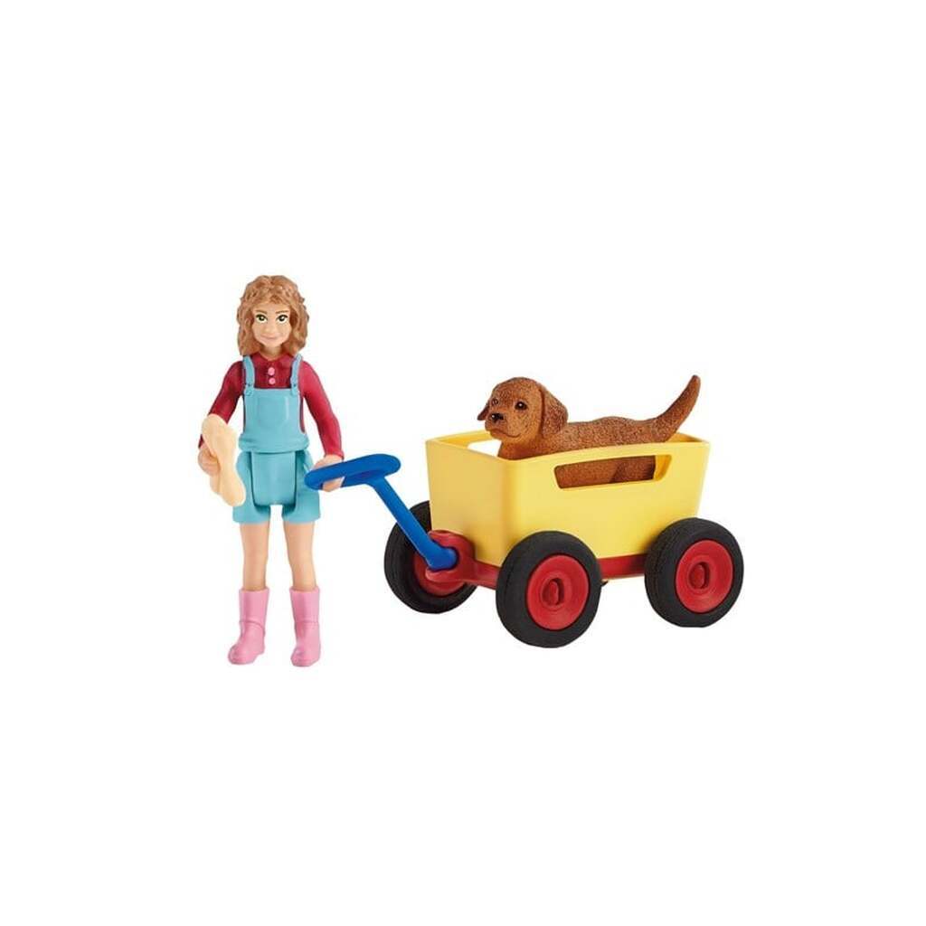Schleich Puppy Wagon Ride