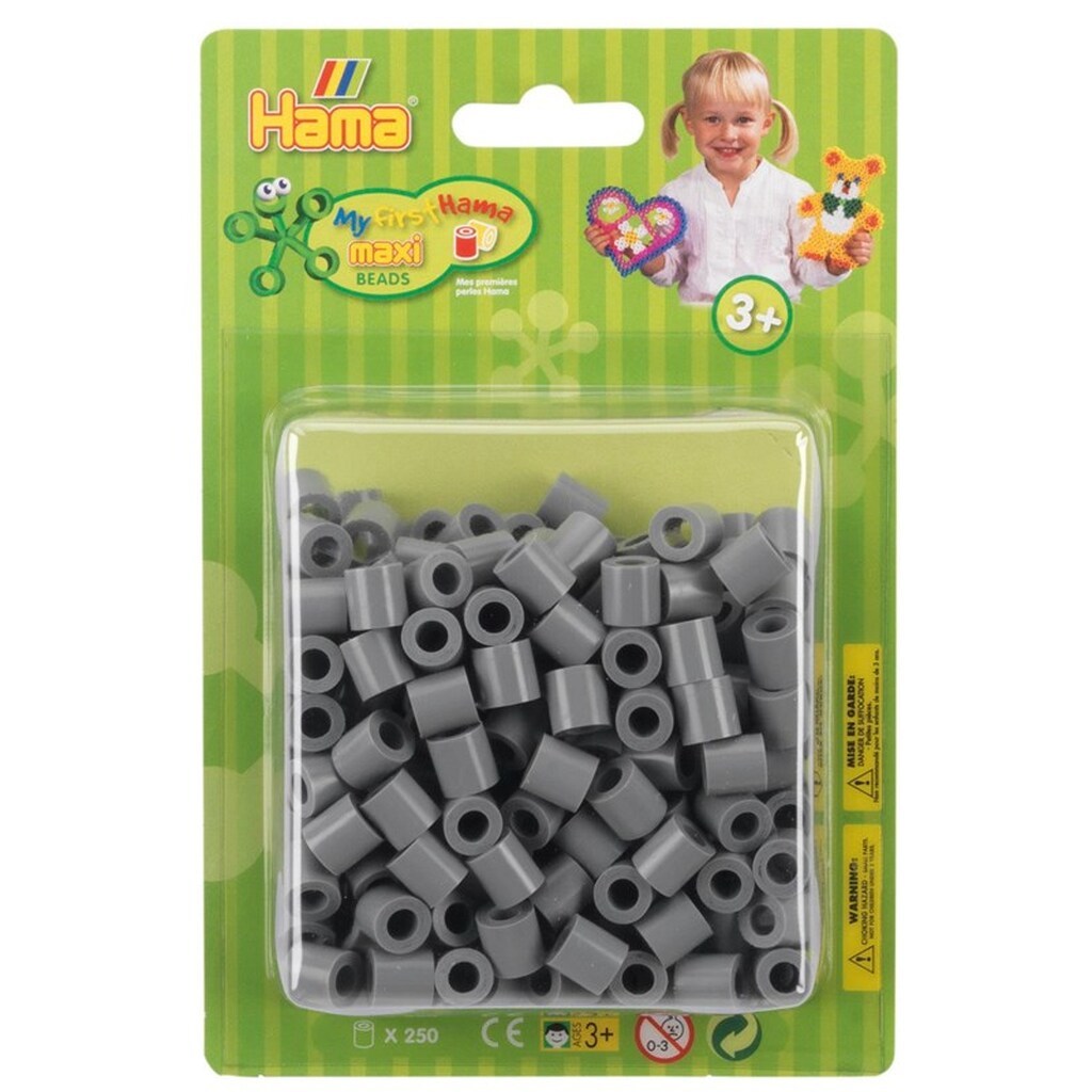 Hama Ironing Beads Maxi - Gray 250 pcs