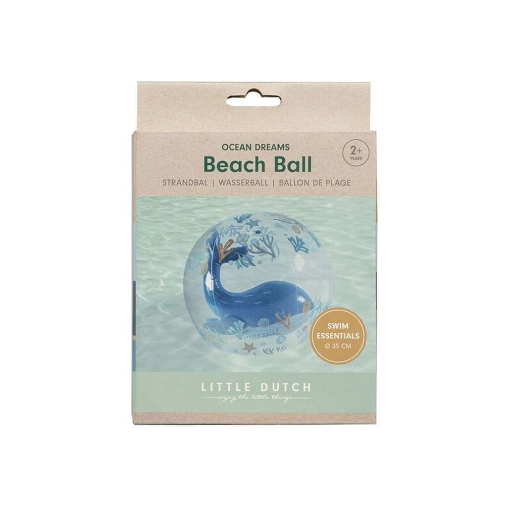 Little Dutch - Ocean Dreams Beach Ball 3D Figure Blue