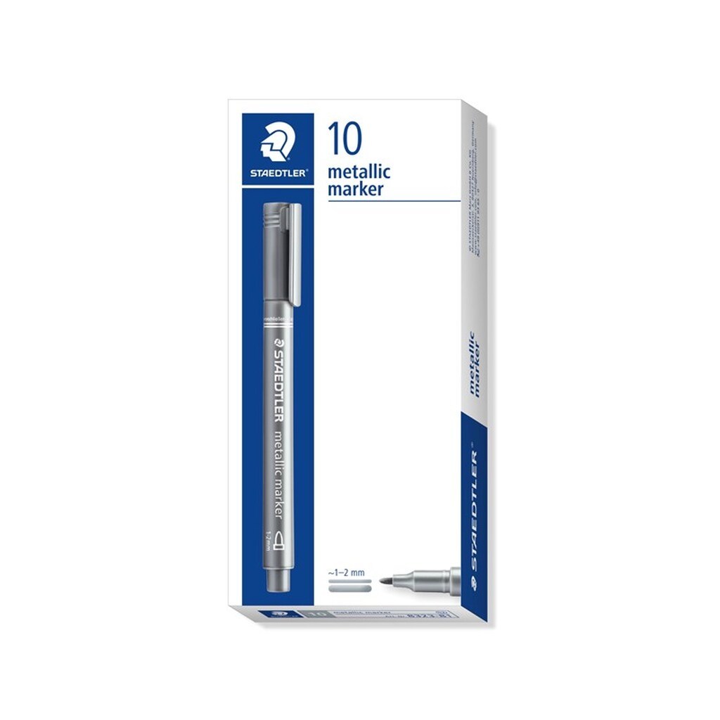 Staedtler STAEDTLER METALLICPEN - SØLV, 10 STK