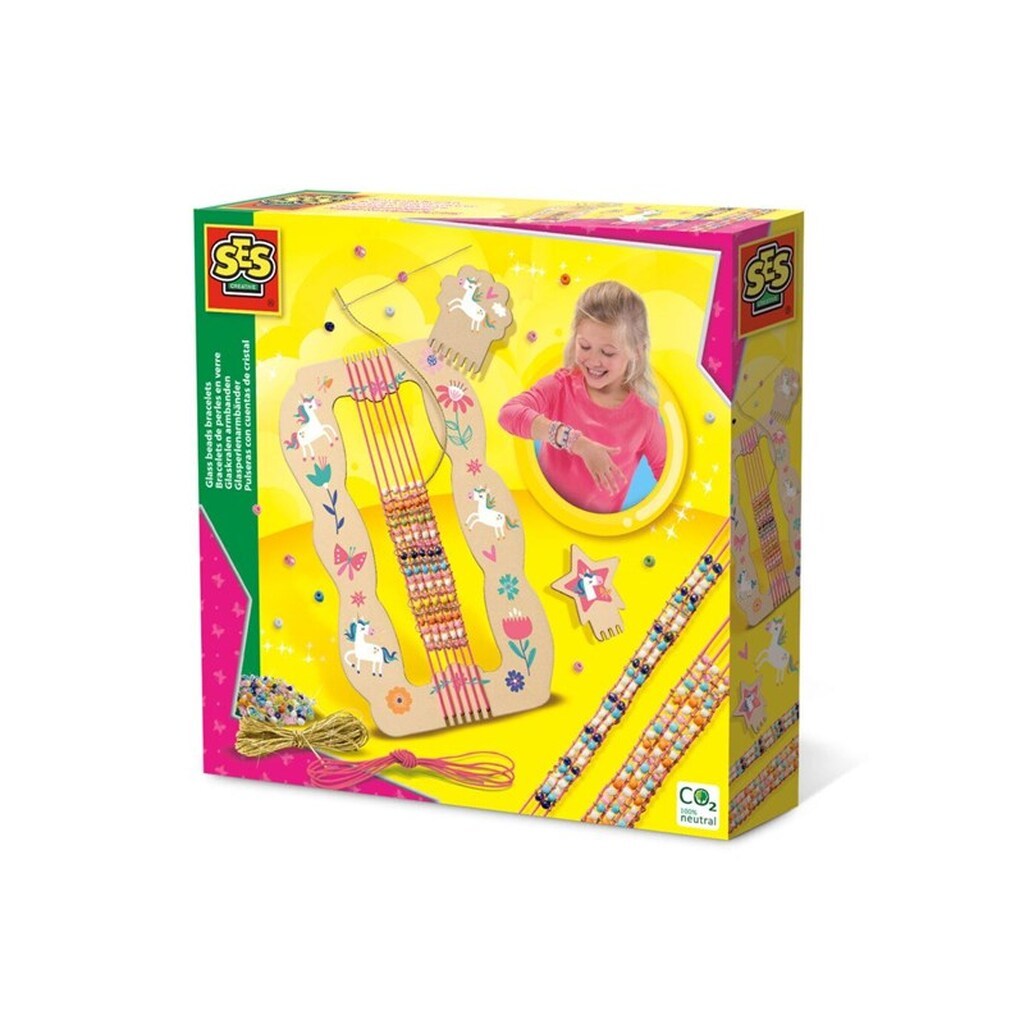 SES Creative Glass Bead Bracelets