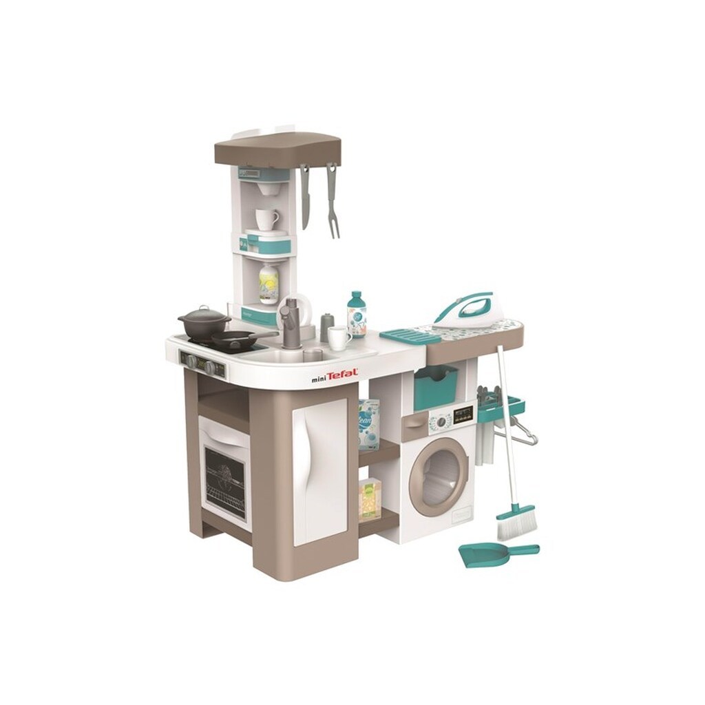 Smoby Tefal Kitchen with Household Station 36pcs.