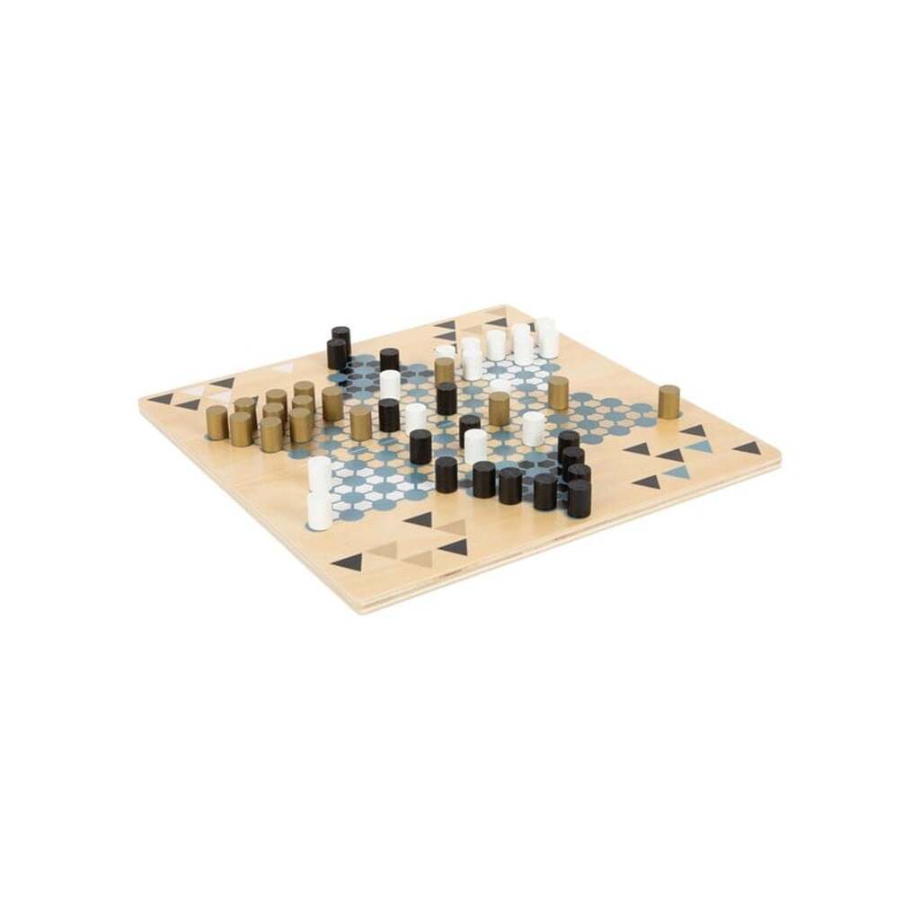 Small Foot - Barricade and Halma Wooden Board Game