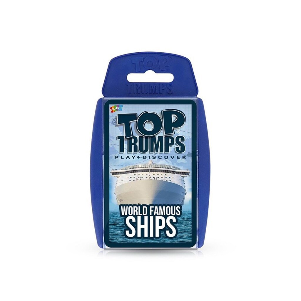 Winning Moves World Famous Ships Top Trumps Card Game (English)