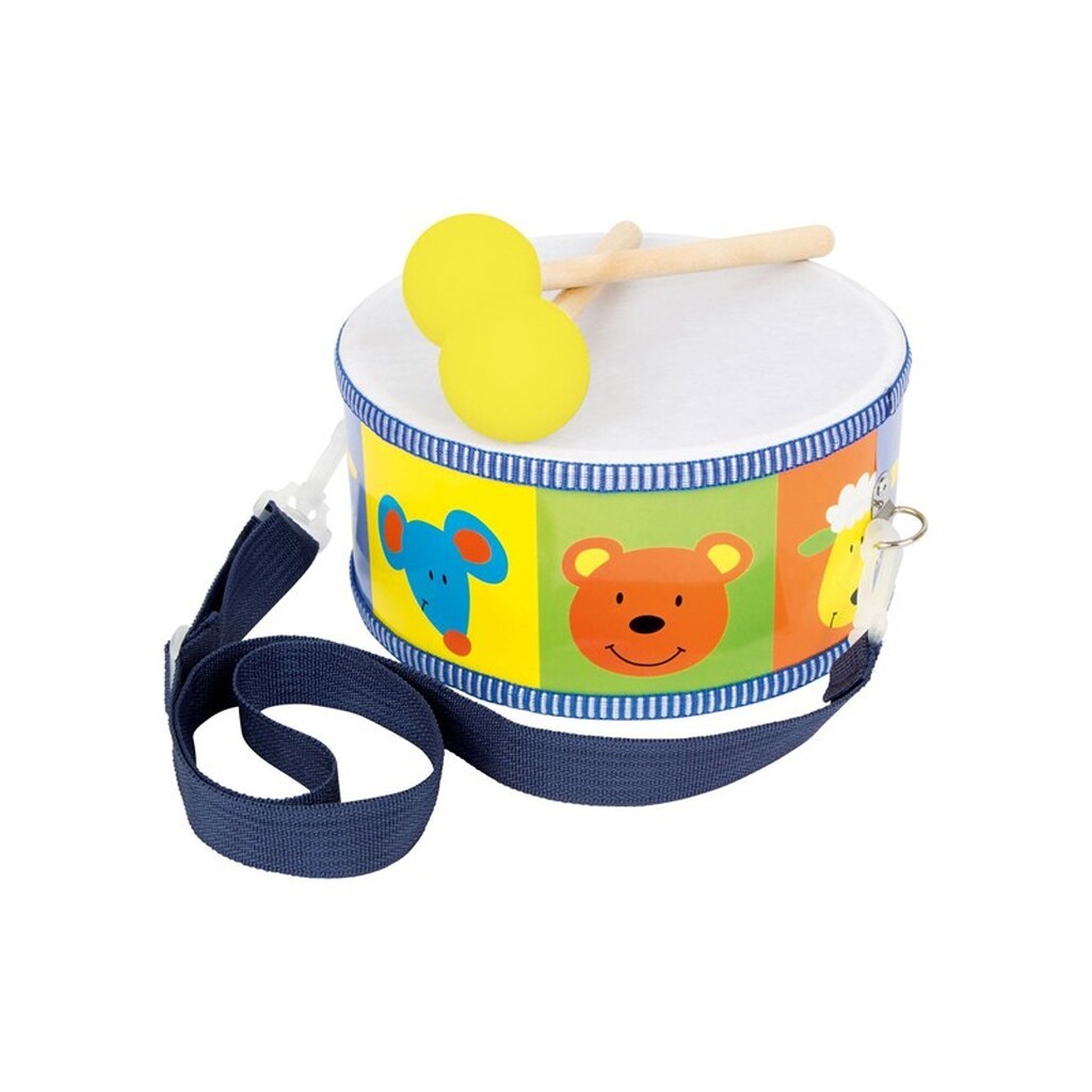 Small Foot - Wooden Drum Animals with Sticks 3dlg