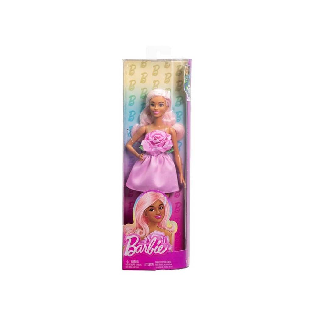 Barbie Fashionistas Doll #238 in Strapless Rose Dress
