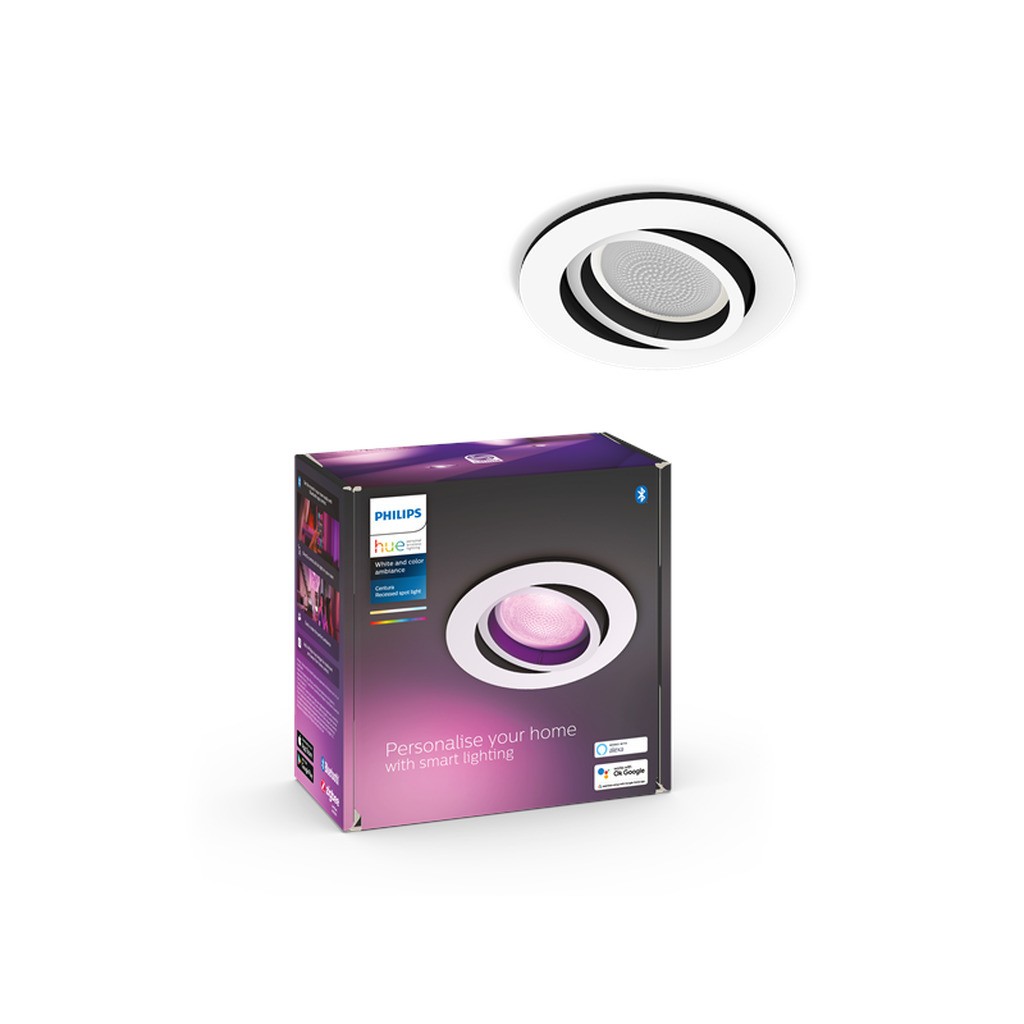 Philips Hue Centura Indbygningsspot Rund - Hvid