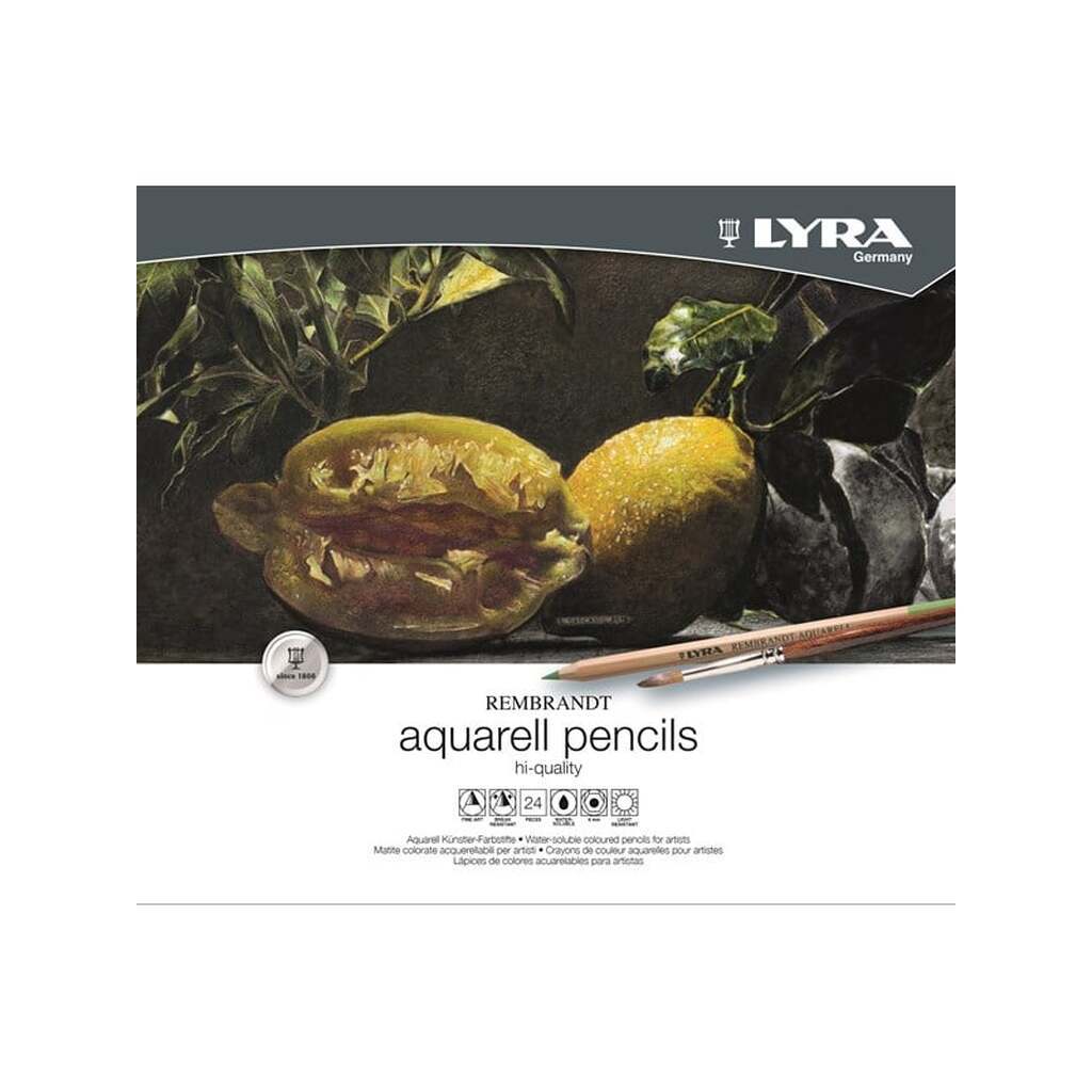 Lyra Rembrandt Aquarell Tin Box 24 pcs