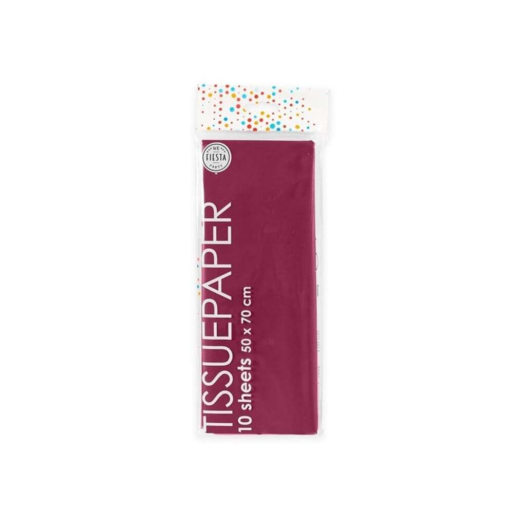 Globos - Tissue Paper 10 Sheets Bordeaux 50x70cm