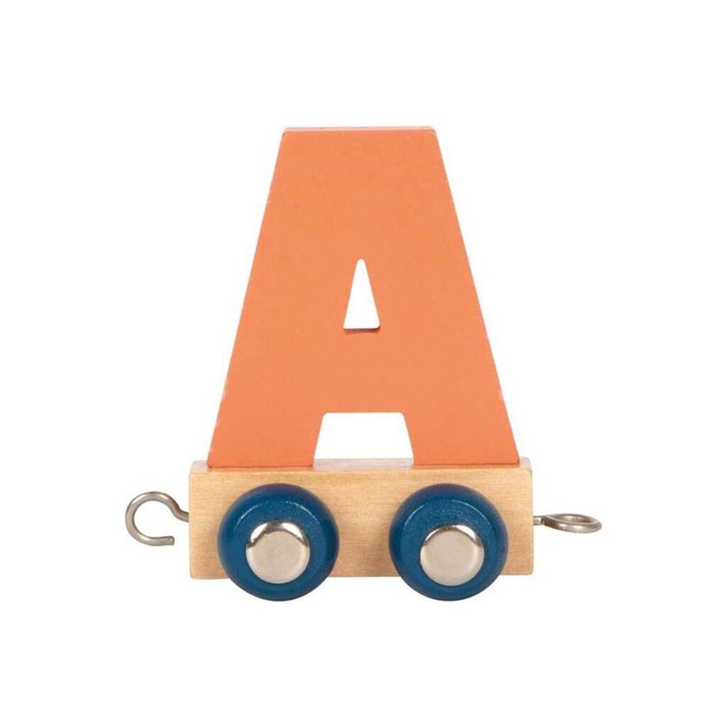 Small Foot - Wooden Letter Train Polar - A
