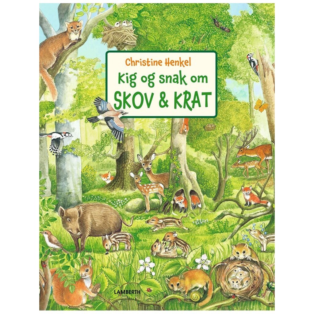 Kig og snak om skov og krat - Børnebog - Board books