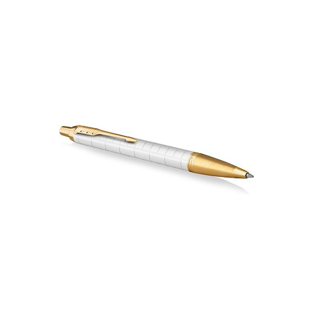Parker IM premium perle med detaljer i guld, kuglepen