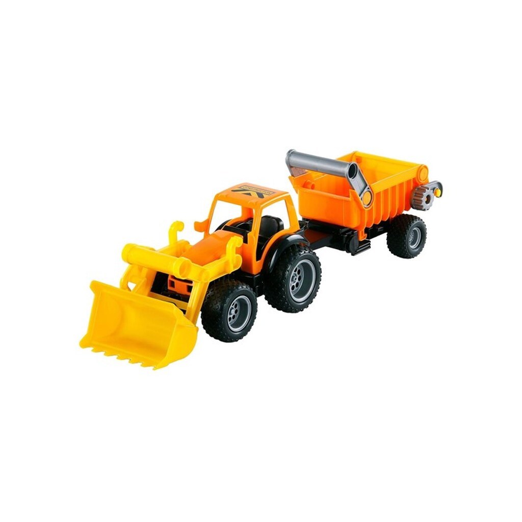 Cavallino Toys - Tractor with Front Loader and Trailer