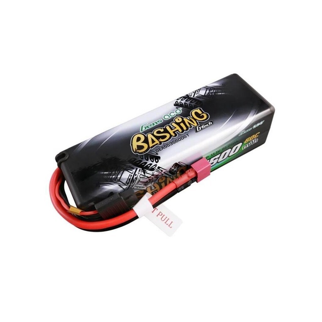 Gens ace &amp;Tattu G-Tech 5500mAh 11.1V 3S1P 60C HardCase 15# car Battery