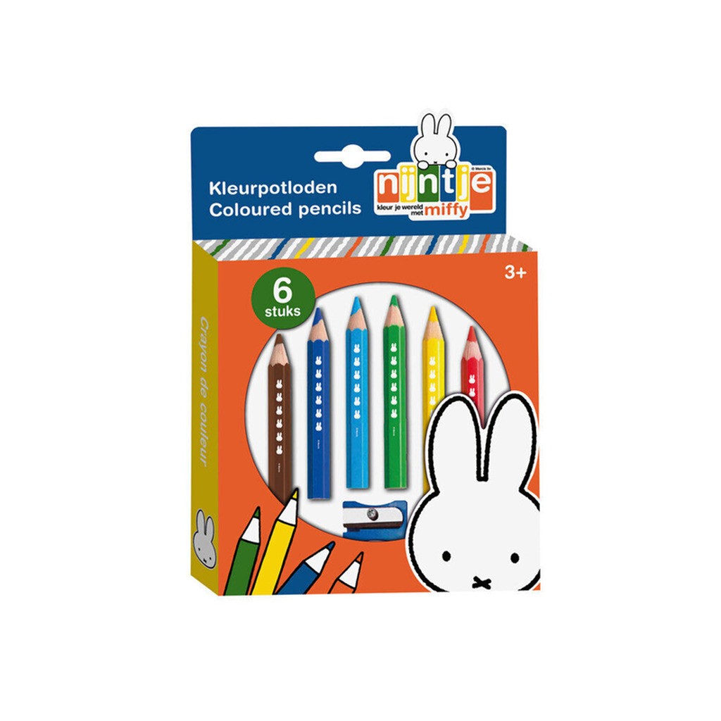 Bambolino Toys Miffy Wooden Crayons 6pcs