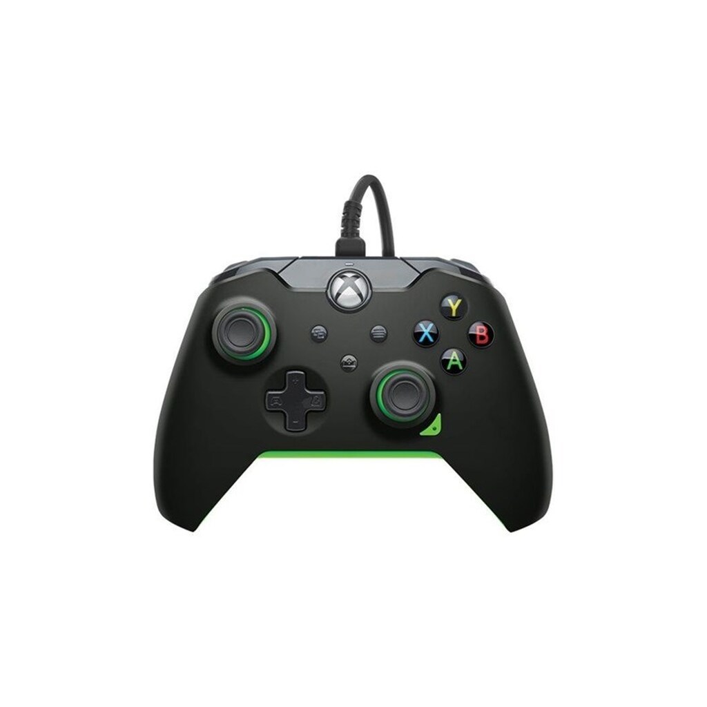PDP Xbox Series X|S &amp; PC Neon Black Controller - Wired Controller - Microsoft Xbox One
