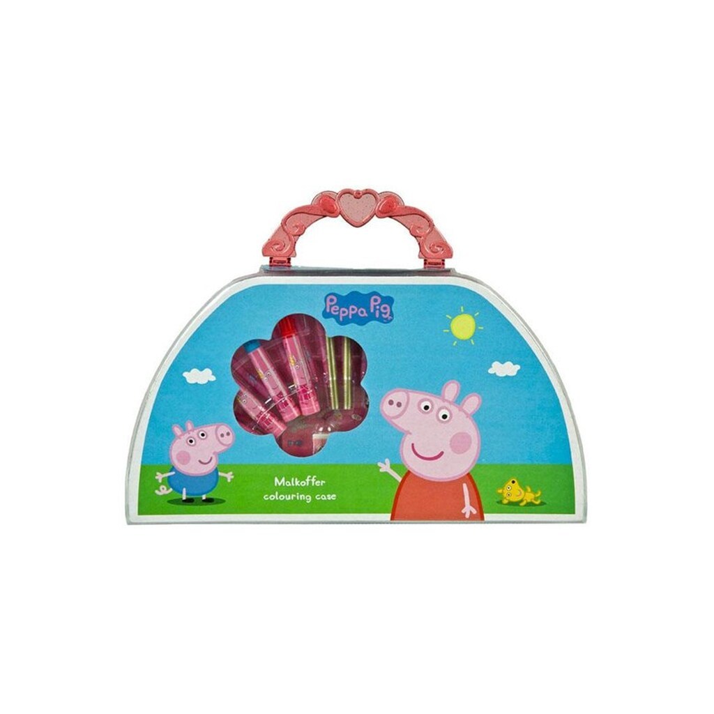 Undercover Peppa Pig coloring case 51 pcs.