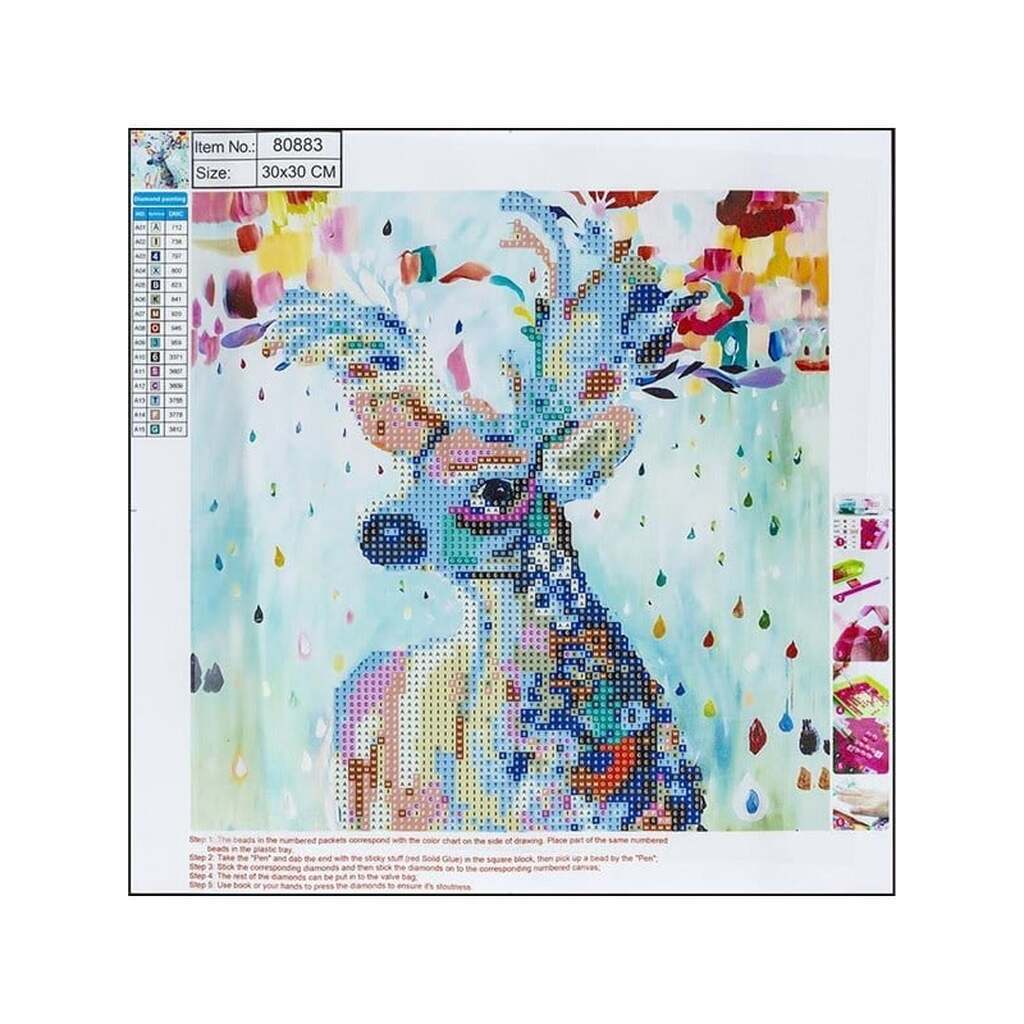 CENTRUM Diamond Painting 30*30cm. DÅDYR