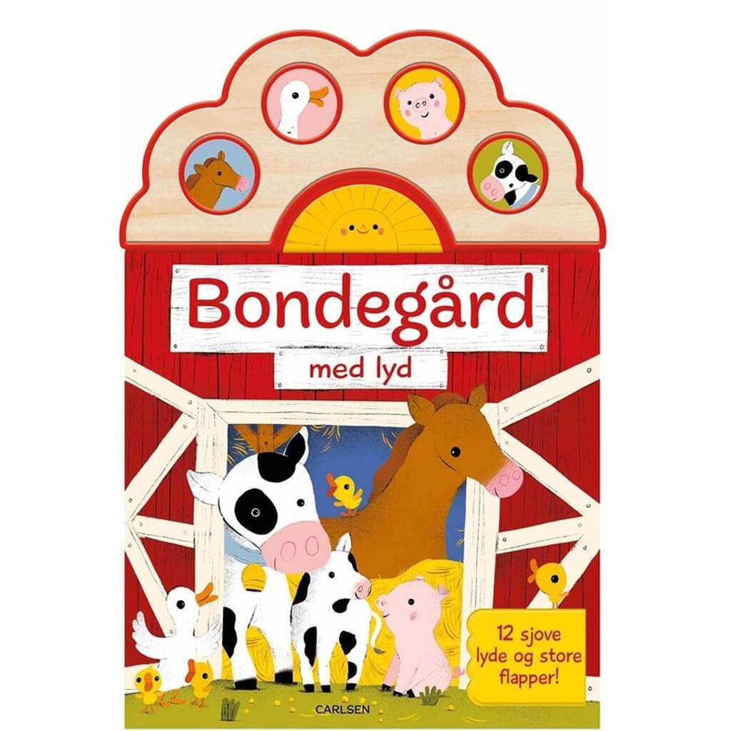 Bondegård med lyd - Børnebog - Papbog