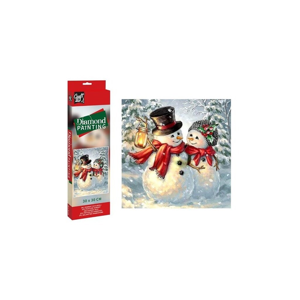 Creative Craft Group Diamond Painting 30*30cm. JUL. SNEMAND