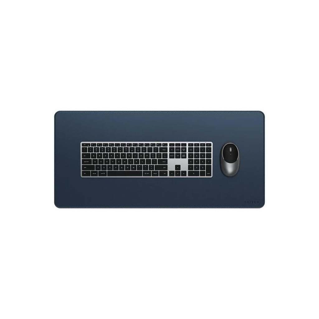 Satechi Vegan-Leather Premium Desk Mat - Blue