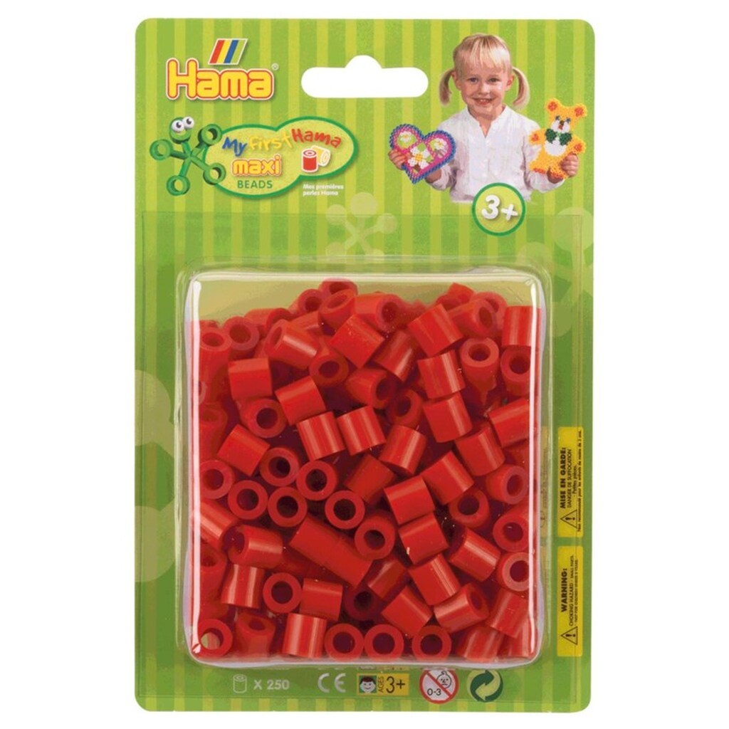 Hama Ironing beads Maxi-red record 250 pcs