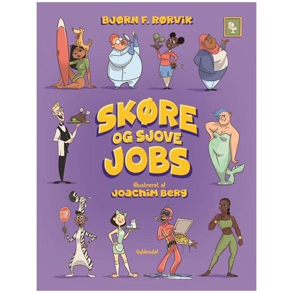 Skøre og sjove jobs - Børnebog - Hardcover