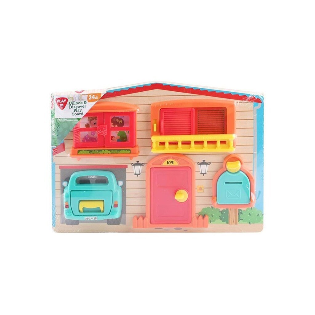 PLAY Unlock and Discover Game Board Wood House