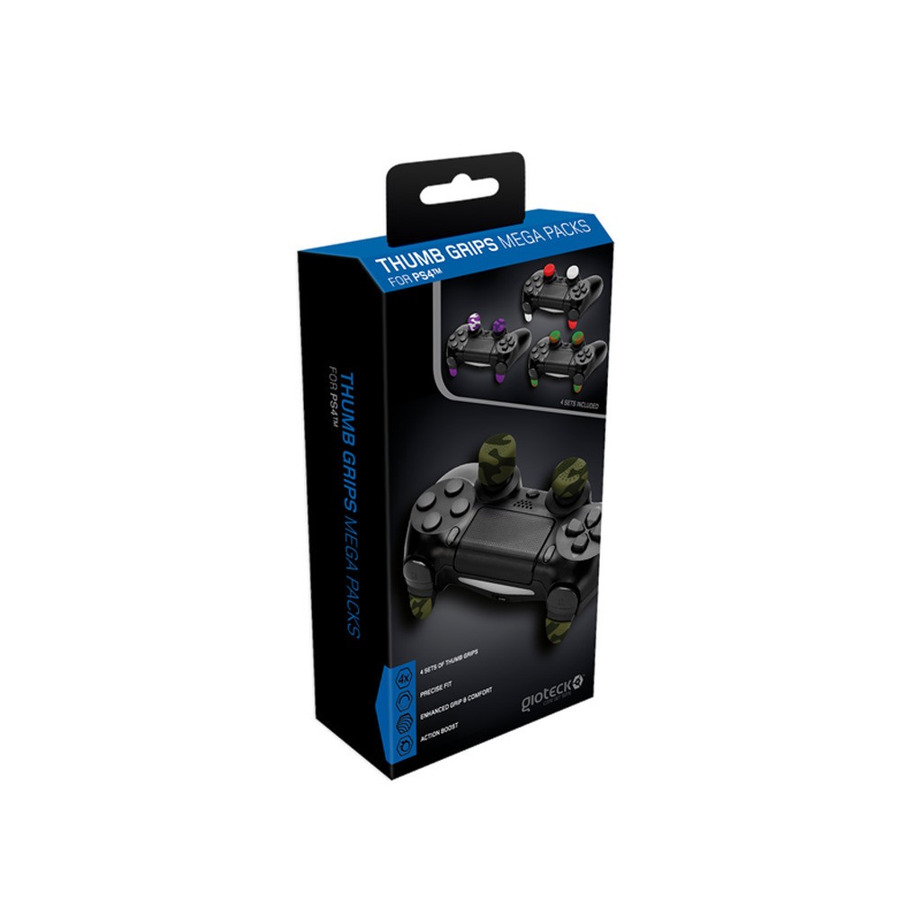 Gioteck Playstation 4 Thumb Grips Mega Pack - Miscellaneous Tilbehør til spillekonsol - Sony PlayStation 4