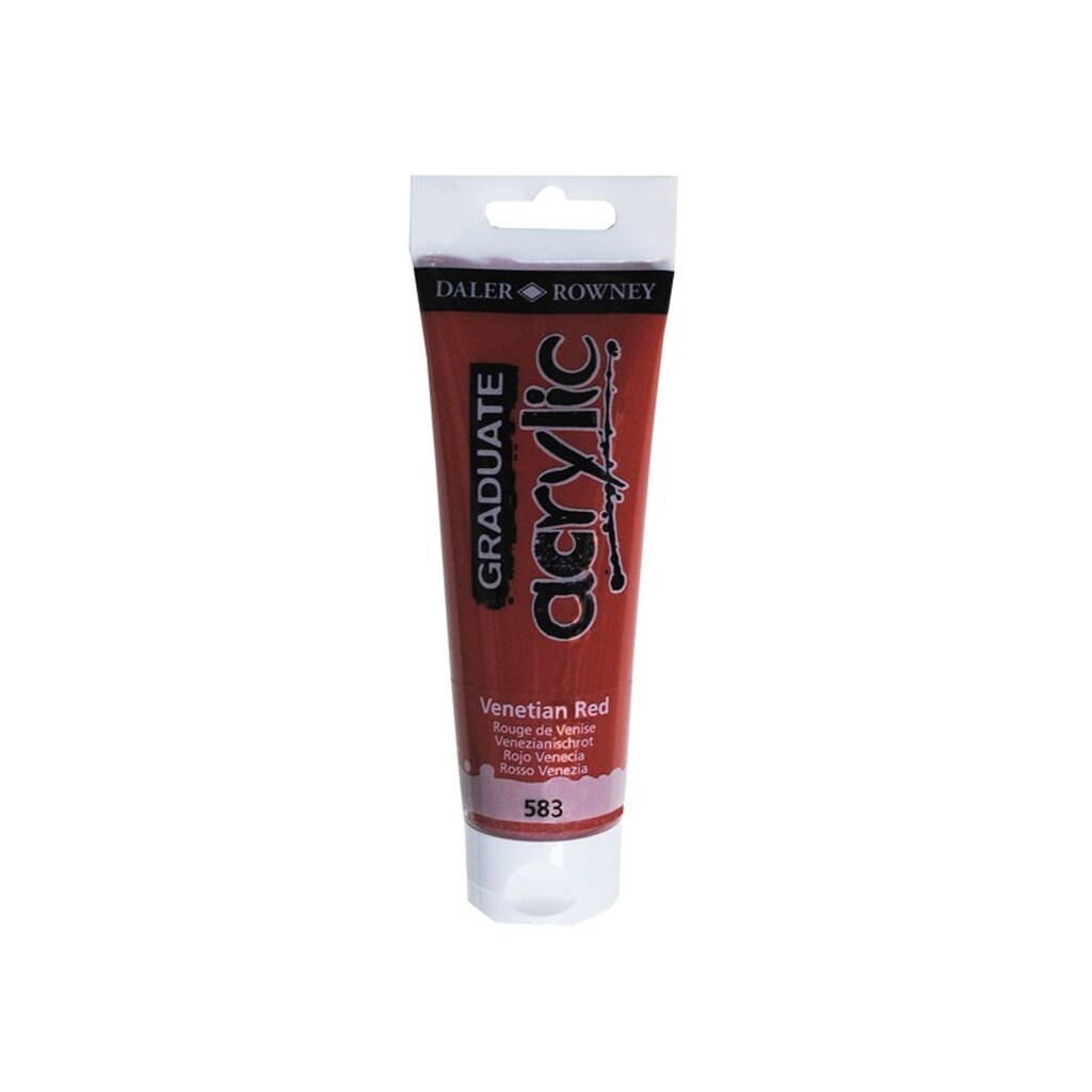 Daler-Rowney Graduate Acrylic 120 ml Venetian Red