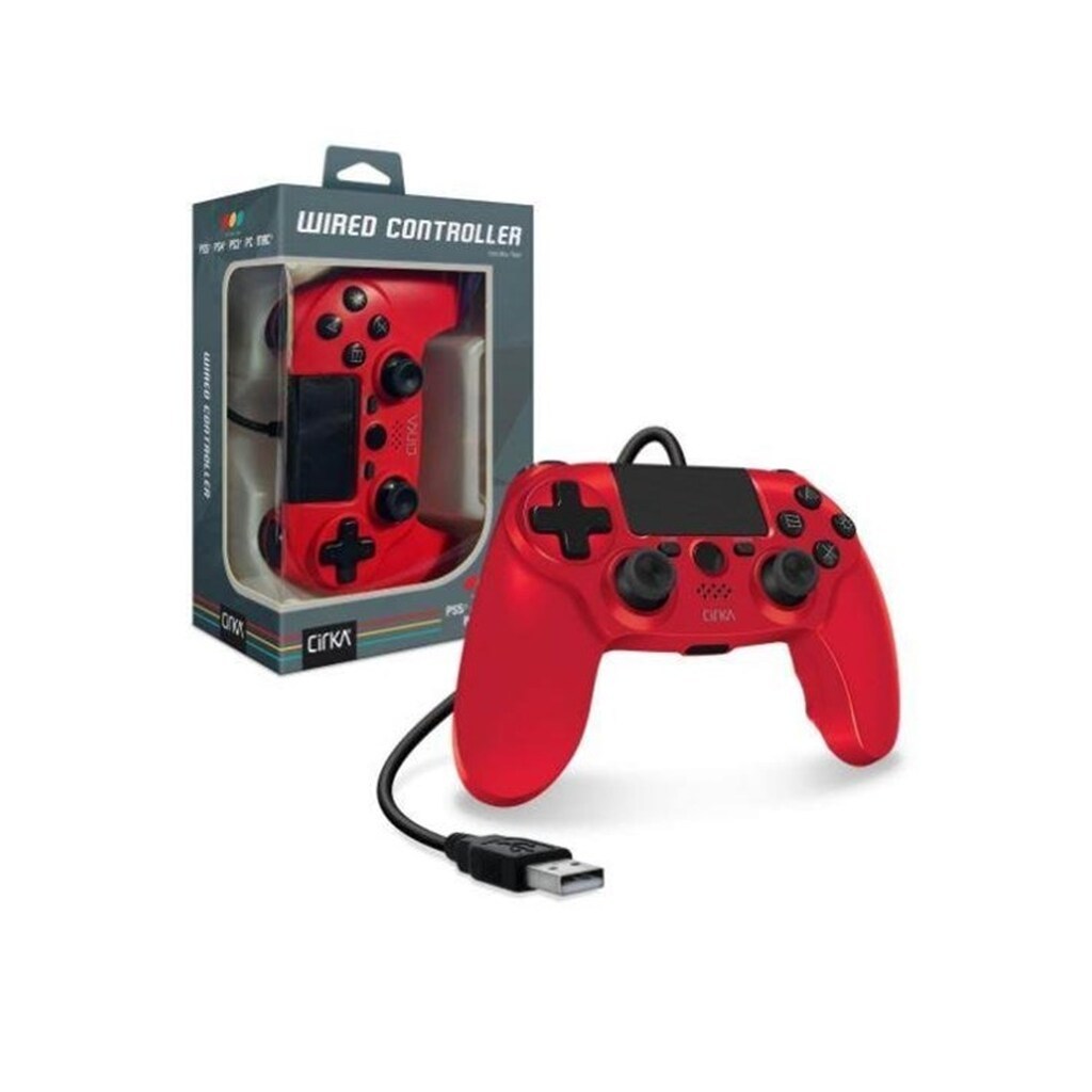 Hyperkin NuForce - Red - Wired Controller - Sony PlayStation 4